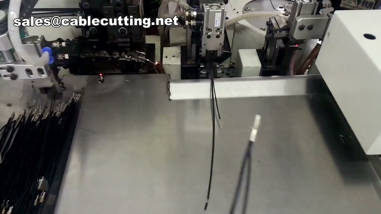 Automatische gecombineerde krimpmachine voor twee draden - Efficiënt en nauwkeurig
