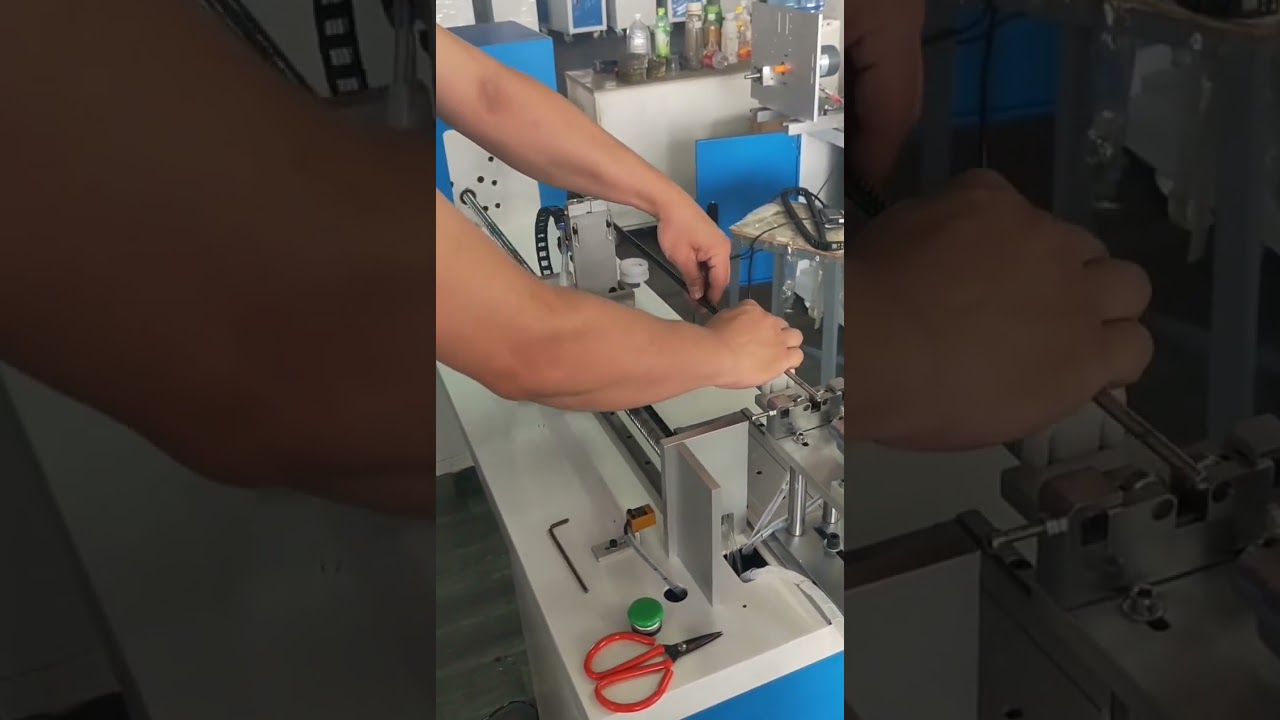 Veerkabel opwindmachine - Geautomatiseerde spoelproductie #fabriek #machine