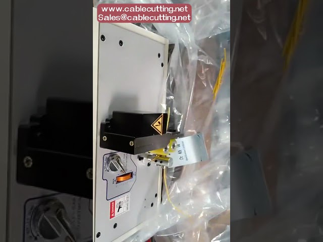 Computer gestuurde draad- en buissnijmachine 200W – Precisie strippen en knippen voor kabels en leidingen (2 wielen)