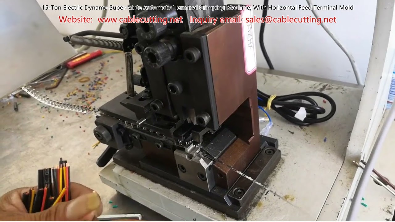 15 Ton Elektrische Automatische Kabelkrimpmachine met Horizontale Aanvoer – Superstil