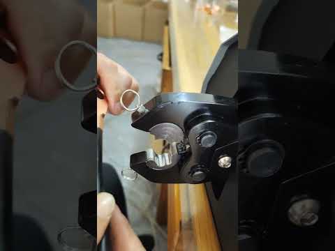Krachtige pneumatische krimpmachine voor dikke kabelschoenen en diverse terminals #machine #kabel