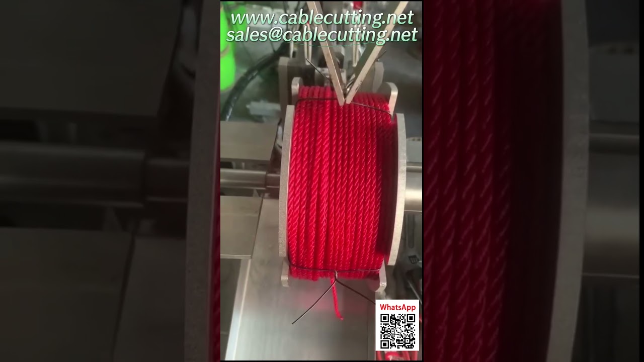 Automatische touwoprol- en bundelmachine: efficiënt en betrouwbaar