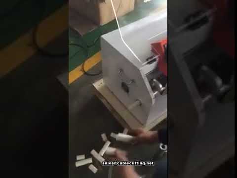 Golfbuis snijmachine voor krimpkous, PVC, rubber en kunststof slangen | Automatisch snijden