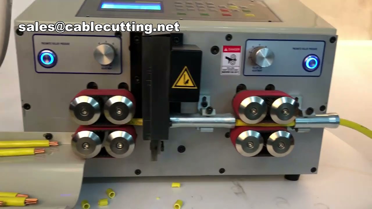 Automatische kabelstripper voor 70mm² koperdraad – Efficiënt en precies knippen en strippen