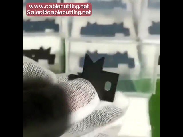 Automatische draadstripmachine met HSS-mes – Precisie snijden en strippen van computerkabels