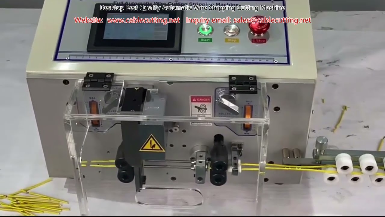 Automatische draadstripmachine voor op de desktop - hoogste precisie en kwaliteit
