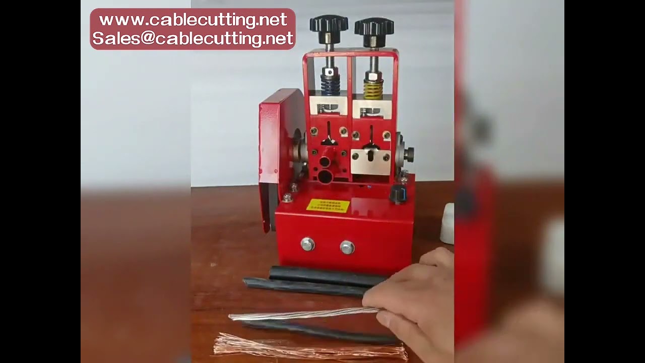 Mini Elektrische Draadstripper – Handkruk & Motor Aangedreven, 1-18mm, Met Mes voor Koperdraad
