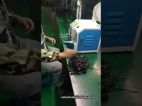 Automatische stroomkabel bindmachine & draadopwindingmachine voor 8- en 0-vorm