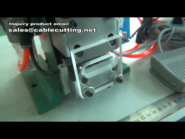 Verticale Halfautomatische Draadstripmachine | Precisie Draadpelmachine voor Fabrieksautomatisering