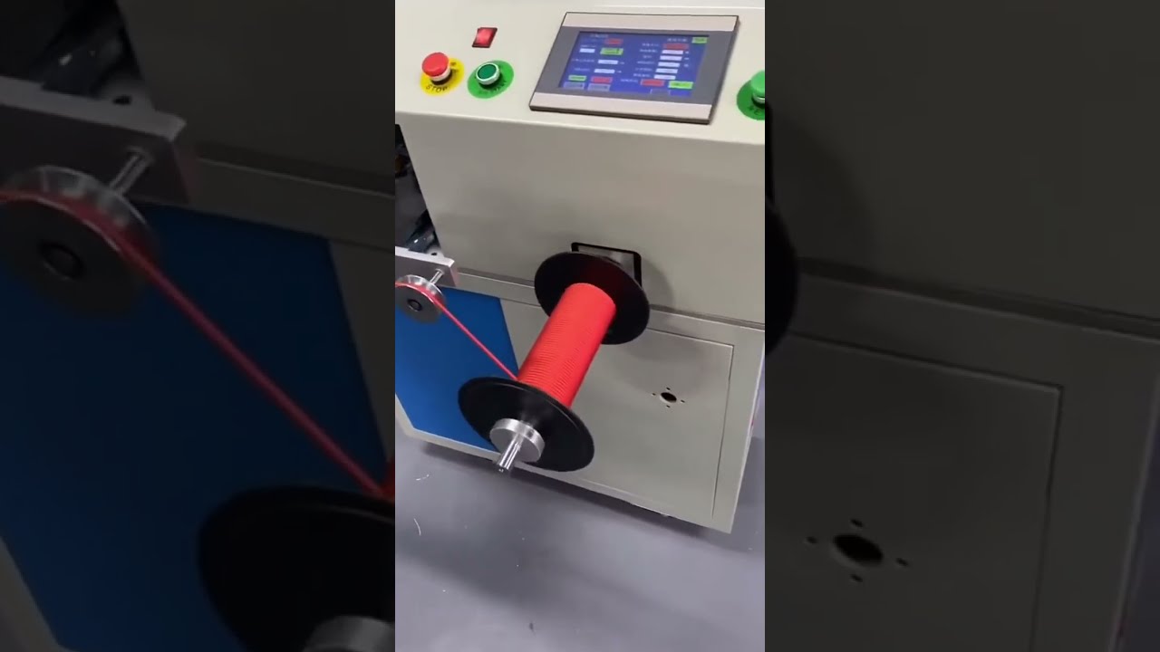 Volledig automatische wikkelmachine met sorteergelijk - Echte werkopname #fabriek #machine