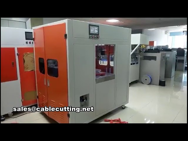 Automatische kabel- en draadverwerkingsmachine: snijden, strippen, wikkelen en binden