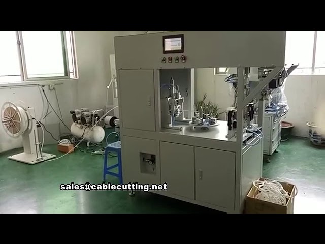Volledig automatische kabeldraad snij-, wikkel- en bindmachine (twist tie)