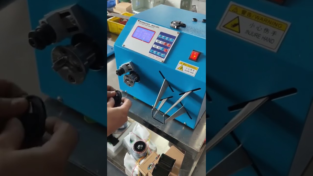 Rubber Ring Expanding Winding and Tying Machine for Cable and Wire