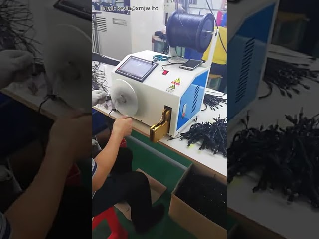 Hogesnelheid elektrische kabelbindmachine voor oplaadkabels - Shielded HD