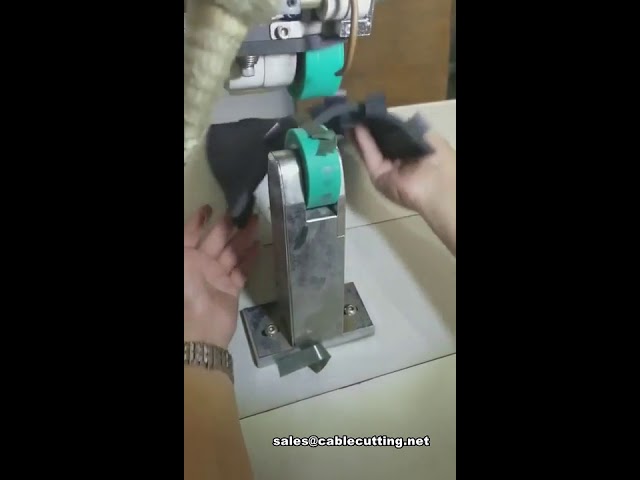 Hot air seam sealing machine - Demonstratie voor materiaaltesten