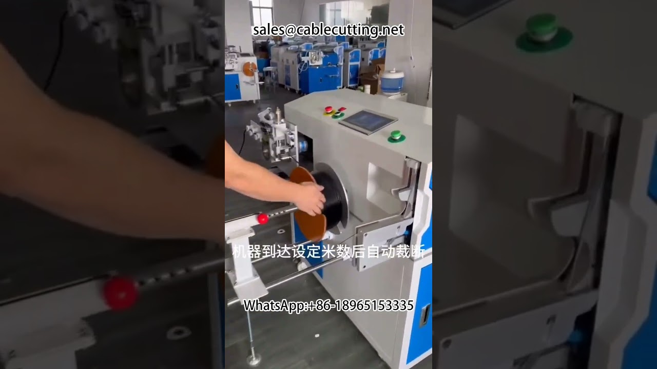 Draadwikkelmachine met meterregistratie, rijsnijden en automatisch binden - Efficiënte productie