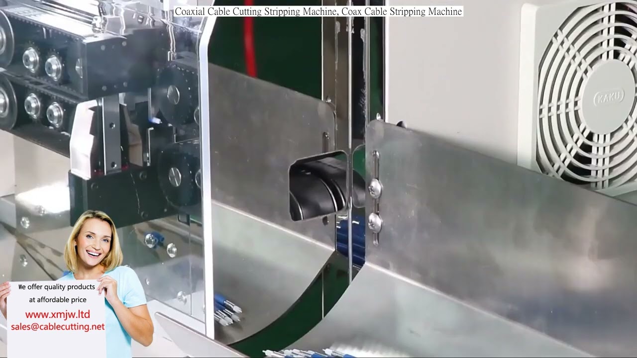 Coaxkabel snij- en stripmachine - Automatische kabelverwerking