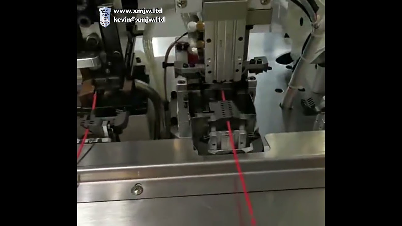 Volledig automatische draadbewerkingsmachine - Dubbelzijdig crimpen & enkelzijdig krimpkous