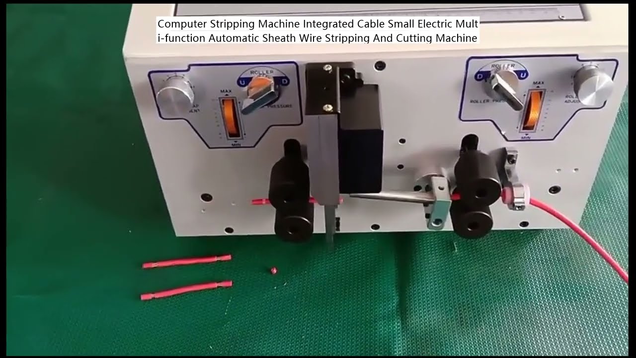Multifunctionele computergestuurde draadstripmachine voor kleine elektrische kabels