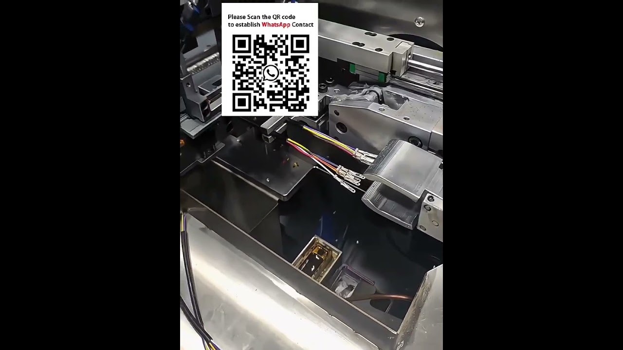 Volledig Automatische Kabelkrimper & Vertinmachine voor bekabelde kabels #IndustriëleAutomatisering