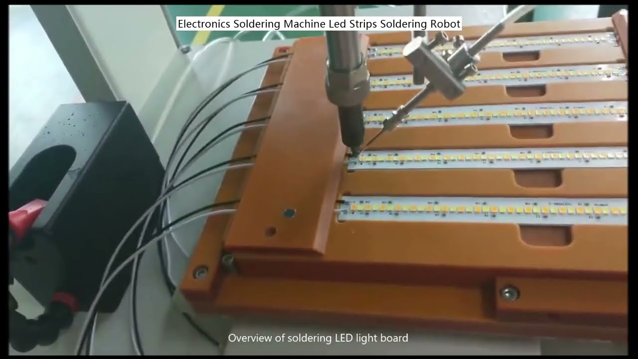 LED-strip soldeermachine: automatische soldeerrobot voor elektronica