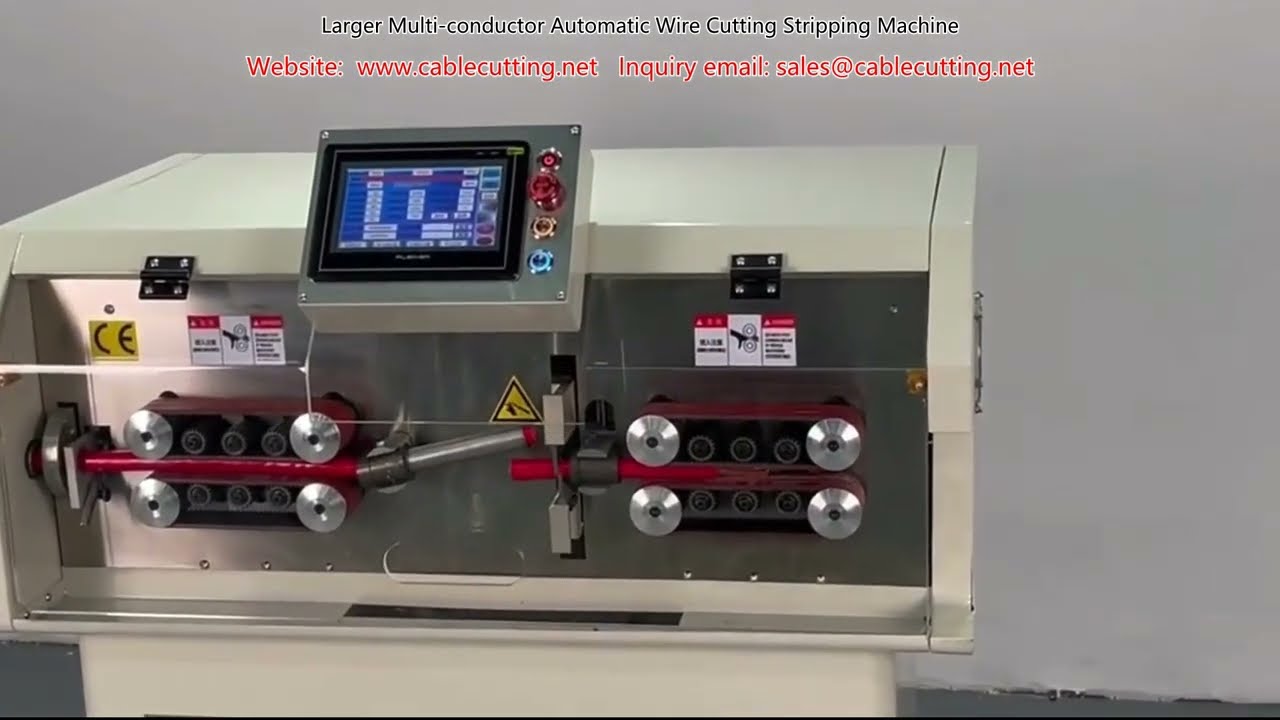 Grote automatische draadknipper en stripper voor meeraderige kabels