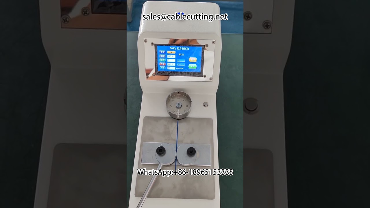 Trektester & stripmachine voor terminals | Kabelboomapparatuur