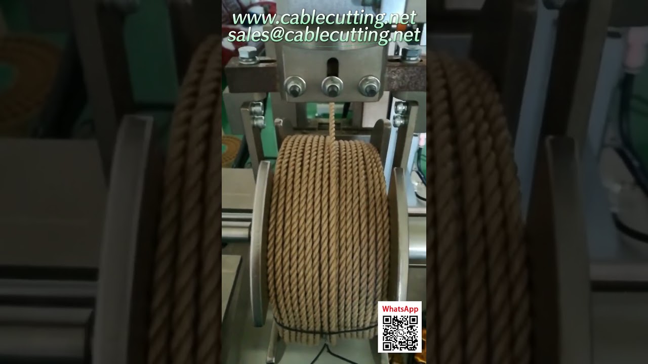 Automatische touwoprol- en bindmachine voor industriële toepassingen