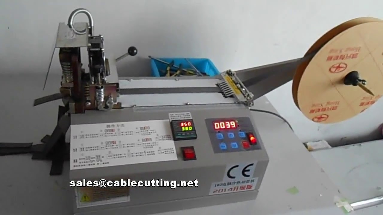 Precisie webbingtape snij- en sealmachine voor productielijnen