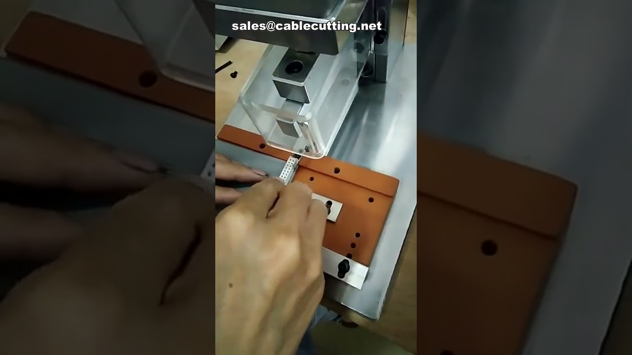Afstellen van IDC-kabelkrimpmachine voor lintkabel (8p tot 64p) - Pneumatisch krimpen
