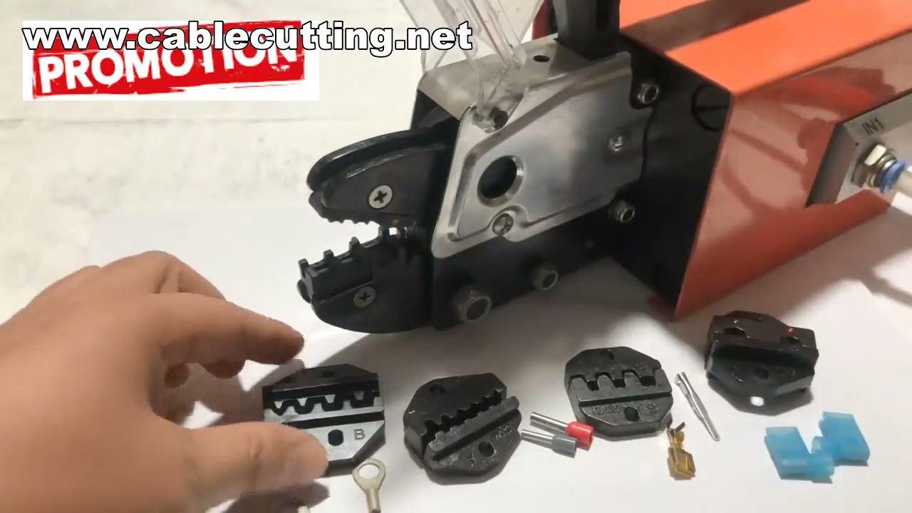 Semi-automatische pneumatische terminalkrimpmachine - Snel en Precies