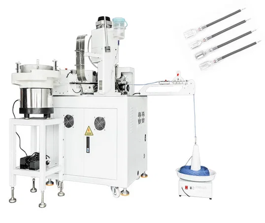 Automatische Kabel Huls Invoer- en Twist-Tinmachine