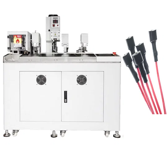 Krimpkous Invoer-, Twist-, Vertin- en Krimpmachine