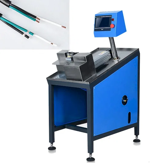 Meeraderige Mantel Draad Lang/Kort Stripper WPM-25-290 - Semi-automatische Draadborstelmachine