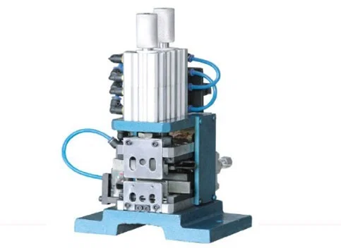 Verticale Pneumatische Draadstripmachine WPM-4F - Semi-automatische Draadborstelmachine